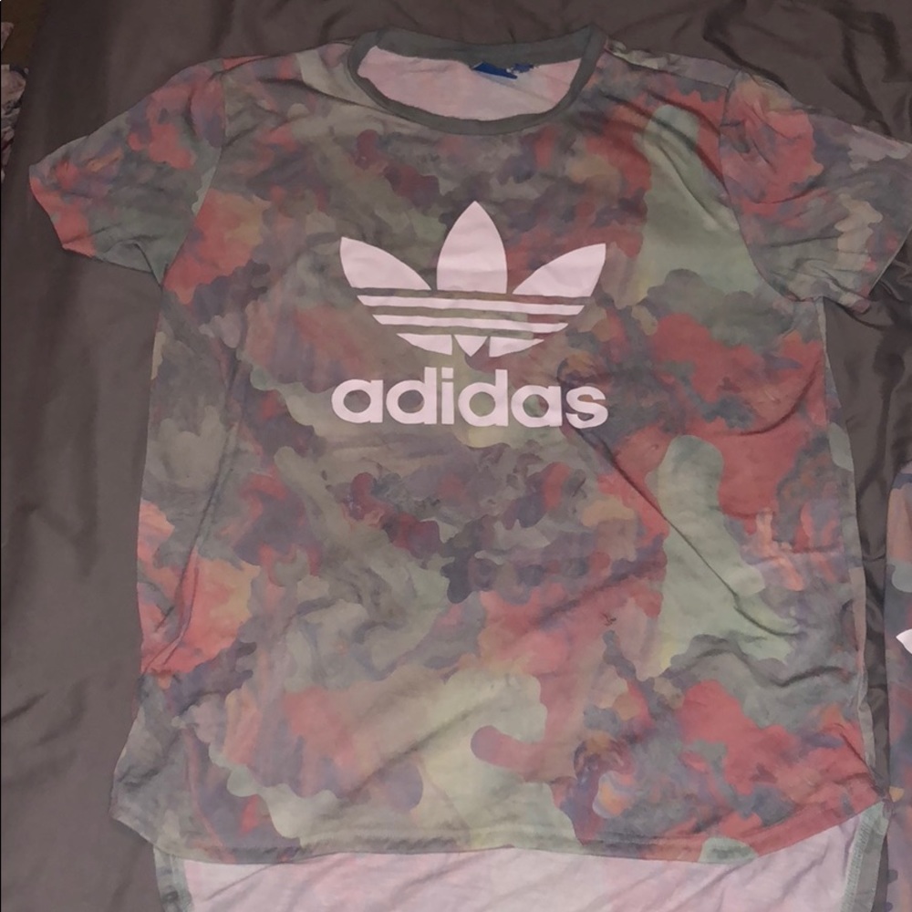 Adidas Pastel Camo Boyfriend T-shirt